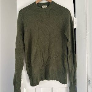 Acne Studios Hunter Green Peele Sweater